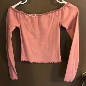 Pink Ruffled Top